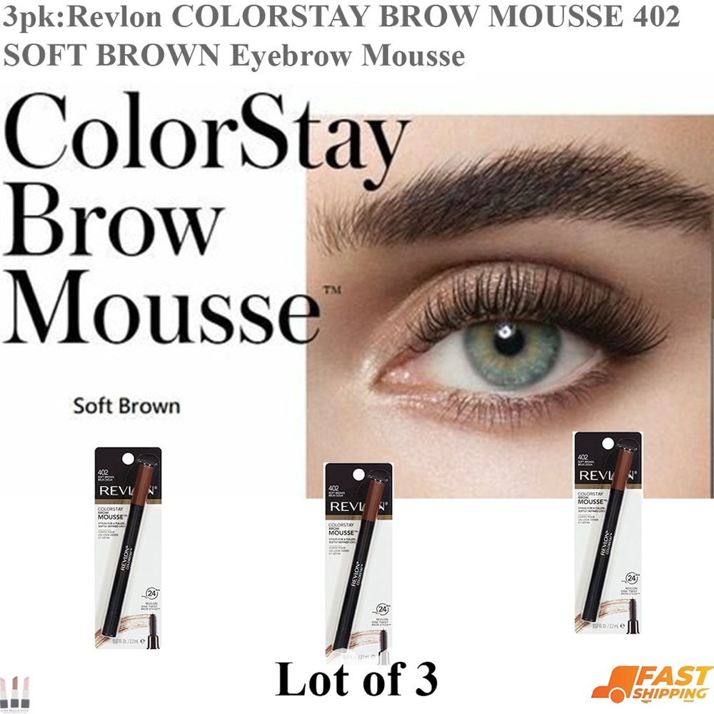 Revlon Brow Mousse in Soft Brown - Natural Brow Tint